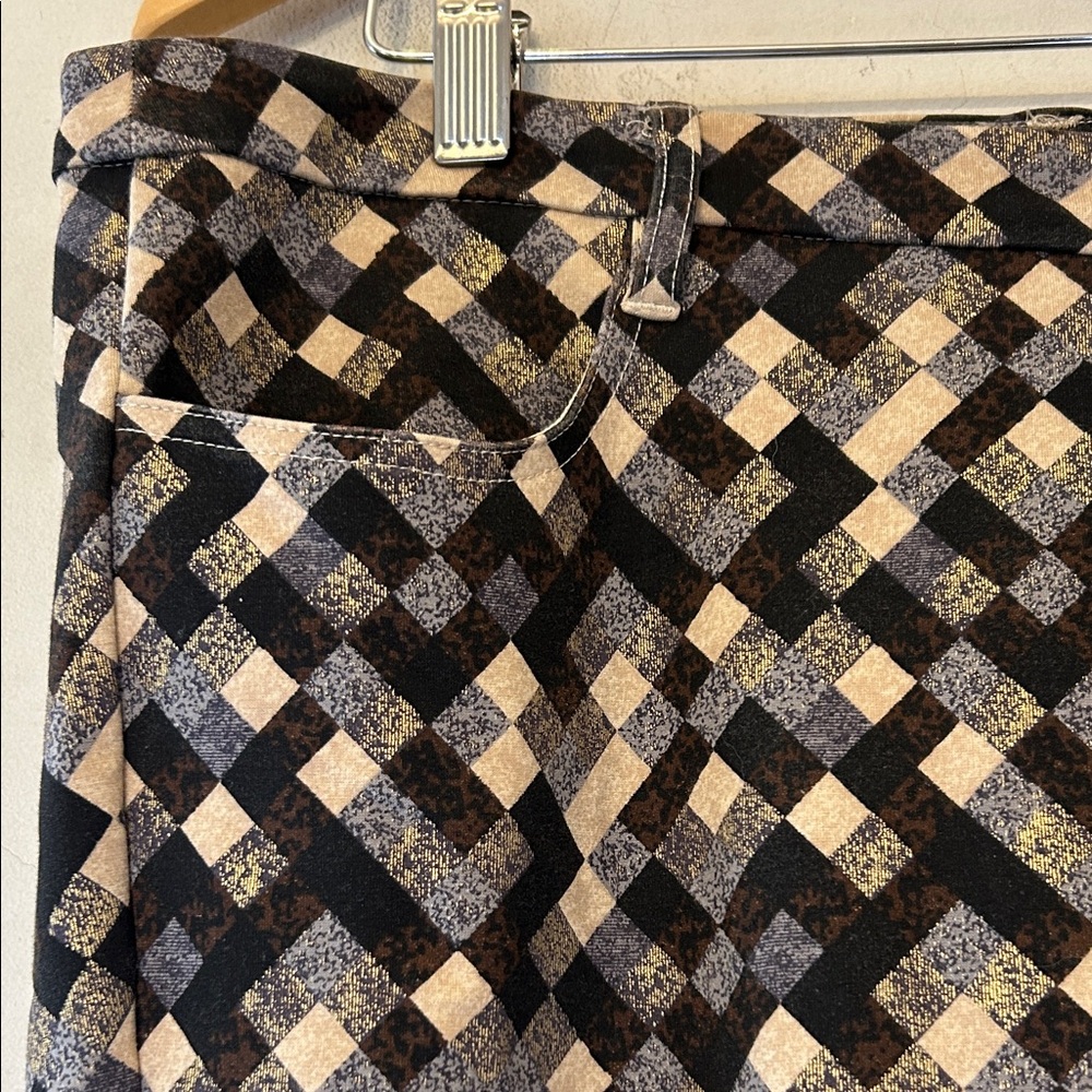 Soft Surroundings Geometric Patterned Black Gold … - image 3